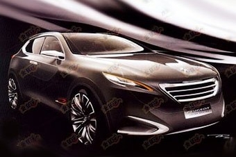 Новый концепт-кар Peugeot. Фото: lenta.ru