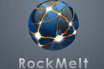 Логотип RockMelt. Фото: nextdayflyers.com