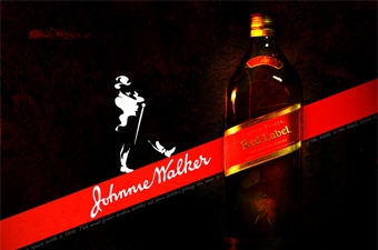 Реклама виски Johnnie Walker