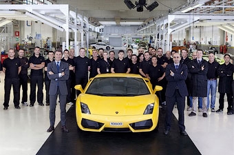 Юбилейный спорткар компании Lamborghini